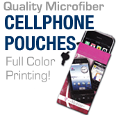 microfiber cellphone pouches